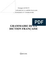 Grammaire de La Diction