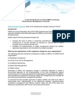 Implementing SMS Into Part-M (Annex VC) Part-CAMO Continuing Airworthiness Management of Aircraft