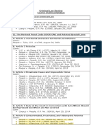 Arellano CrimRev Cases - Syllabus