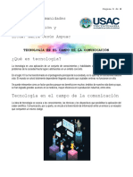 Tecnología en El Campo de La Comunicación PDF