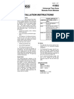 Universal Two-Zone Remote Point Module: General Information Jumpers Usage (Applies To Left Zone (Loop 1) Only