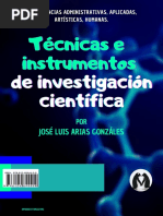 Técnicas e Instrumentos de Investigación Cientíifica