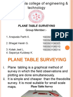 Plane Table Surveying