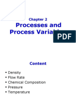 Processes and Process Variables