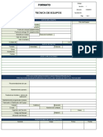 Formato Ficha Tecnica de Equipos