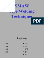 SMAW Pipe Welding Techniques