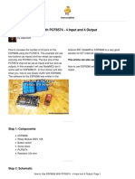 How To Use ESP8266 With PCF8574 - 4 Input and 4 Output: Step 1: Components