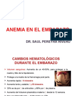 Anemia en El Embarazo