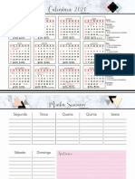 Planner Organizaçao para Exame