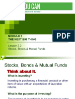 Stocks Bonds Mutual Funds