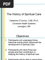 The History of Spiritual Care