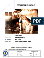 Learning Module 4 - BARTENDING