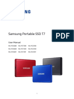 Samsung Portable SSD T7: User Manual