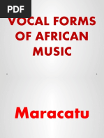 VOCAL FORMS OF AFRICAN MUSIC - v2