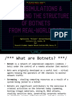 Microsimulation Botnet 2019