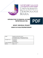 Introduction To Financial Accounting and Reporting (Acc106)