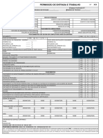 Modelo de Permissão de Entrada de Trabalho - Pet