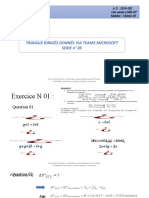 TD CHIMIE 02 Série 05 Par HOCINE Tayeb