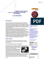 Sol-Gel: A Low Temperature Process For The Materials of The New Millennium