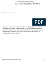 Conoce Las Ventajas y Desventajas de Windows PDF