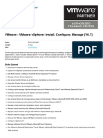 Vmware Vsphere Install Configure Manage v6 7 PDF