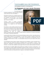 Teoría Pedagógica de Rousseau