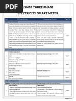 Lsm55 Three Phase Electricity Smart Meter: Item Moe Specification Company Specification Page No