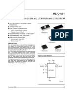 4 Mbit (512Kb X 8) UV EPROM and OTP EPROM: Description