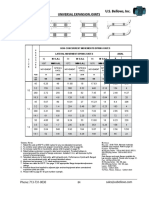 Universal Expansion Joints 10 14in