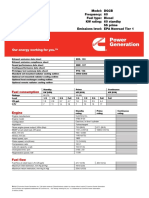 Cummins 75 Kva - Ficha Tecnica