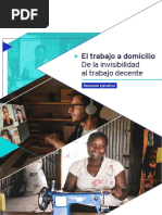 Informe OIT: "El Trabajo A Domicilio de La Invisibilidad Al Trabajo Decente"