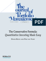 The Conservative Formula:: Quantitative Investing Made Easy