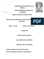 Practica #8 Maquinas de Corriente Directa