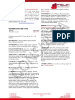 Metabisulfito de Sodio PDF