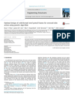 Optimal Design of CFS Portal Frames