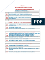 Title Vii Crimes Committed by Public Officers