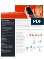 Mobile Touch Transaction™: Near Field Communications Enablement of Mobile Transactions