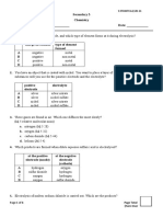 S3 THM Chemistry CA2 20 - 21