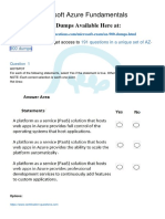 Microsoft Azure Fundamentals: Microsoft AZ-900 Dumps Available Here at