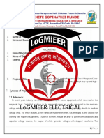 Synopsis of B.E. (Electrical) Project