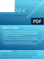 Cybercrime Lesson