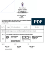 Weekly Home Learning Plan Grade 9 Week 4 Quarter 1