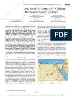 Optimization and Stability Analysis of Offshore Hybrid Renewable Energy Systems