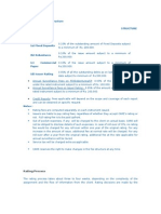 Credit Rating: Fees Structure FEE Structure Initial Rating Fees