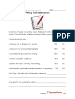 Self Assessments 20 Themed 20 Packet