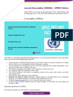 United Nations General Assembly (UNGA) - UPSC Notes