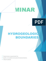 Hydrogeological Boundaries, Flow Net, Hydraulic Conductivity