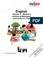 English8 Q2 Mod5 AnalyzingMessagesConveyedInAText V1