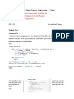 IT 2108 - Object Oriented Programming 1 - Python: Assessment No. 1