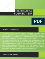 Enterprise Resource Planning - Erp